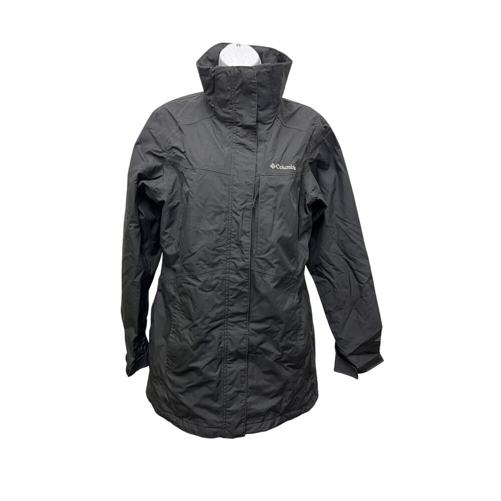 Columbia Black Interchange 3‑in‑1 Parka Jacket M Gorpcore Ski Outdoor